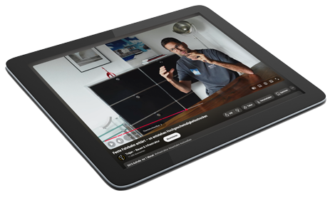 Tablet mit Trajan-Screenshot